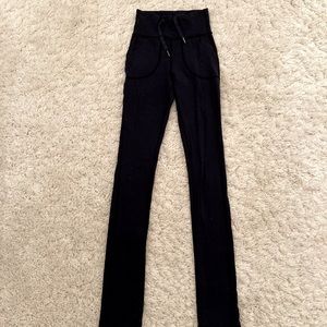 Lululemon skinny will pant high rise leggings, navy blue, 2, discontinued style